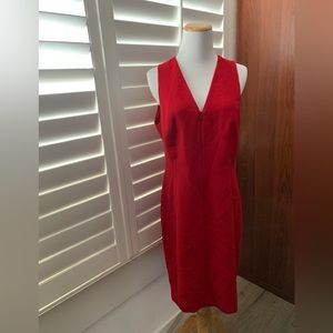 ELIE TAHARI red dress.